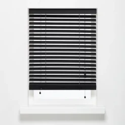 Kwantum Bamboe Jaloezie Jax Zwart 180x175 Cm