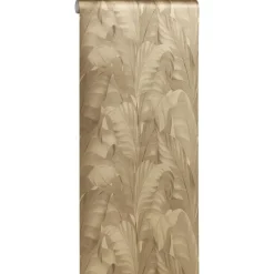 Kwantum Behang Oliva Goud