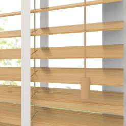 Kwantum Fenstr Bamboe Jaloezie Wietze Honing 50mm