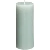 Kwantum Kaars Rustiek Ribbel Mint 15 Cm