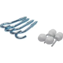 Kwantum Knop/Haak Spiraal Wit