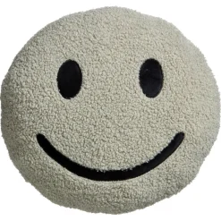 Kwantum Kussen Smiley Greige Ø35 Cm ø 35 Cm