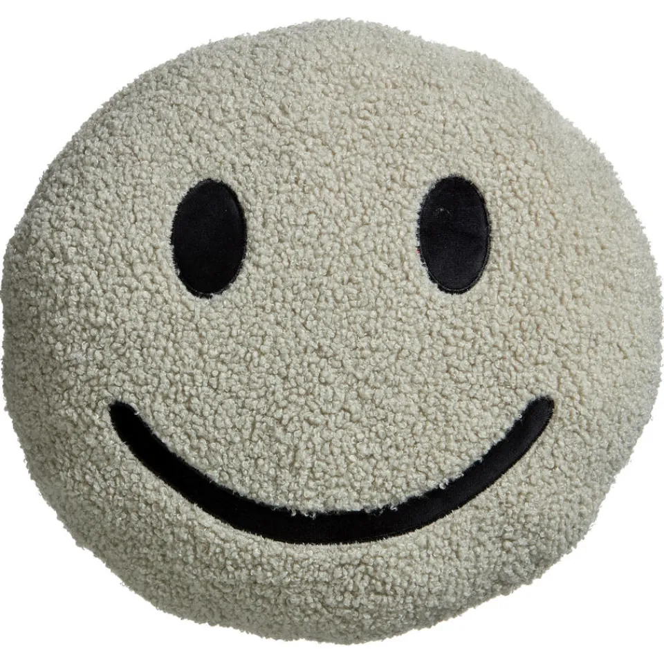 Kwantum Kussen Smiley Greige Ø35 Cm ø 35 Cm