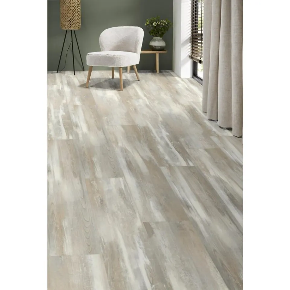 Kwantum Laminaat Beachport Wit Eiken XL Plank