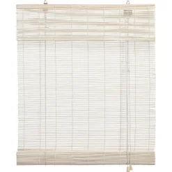 Kwantum Rolgordijn Bamboe Wit 100x220 Cm