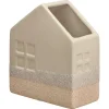 Kwantum Vaas Huis Naturel 14x7,2x15,5 Cm 14x7x16 Cm