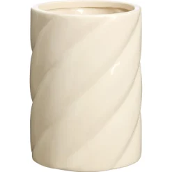 Kwantum Vaas Swirl Off-White - Ø14x19 Cm 14x19 Cm