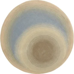 Kwantum Vloerkleed Quinton Blauw - Ø150 Cm