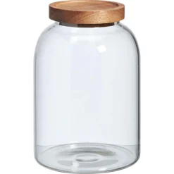 Kwantum Voorraadpot Acacia Transparant ø 13x19 Cm